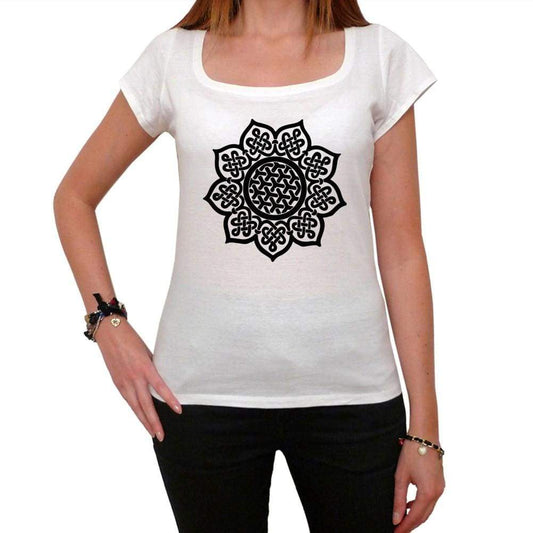 Celtic Mandala White Womens T-Shirt 100% Cotton 00176