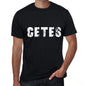 Cetes Mens Retro T Shirt Black Birthday Gift 00553 - Black / Xs - Casual
