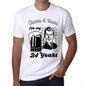 Cheers And Beers For My 24 Years Mens T-Shirt White 24Th Birthday Gift 00414 - White / Xs - Casual