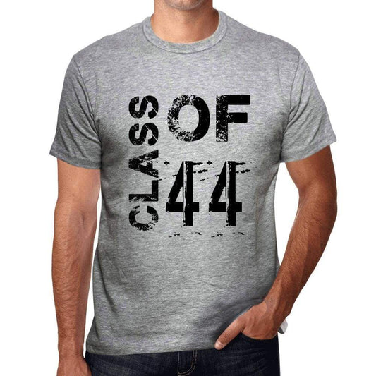 Class Of 44 Grunge Mens T-Shirt Grey Birthday Gift 00482 - Grey / S - Casual