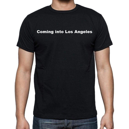 Coming Into Los Angeles Mens Short Sleeve Round Neck T-Shirt - Casual