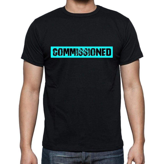 Commissioned T Shirt Mens T-Shirt Occupation S Size Black Cotton - T-Shirt