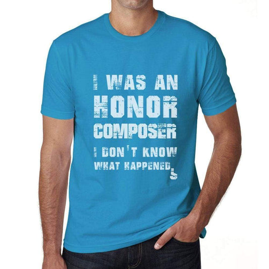 Composer What Happened Blue Mens Short Sleeve Round Neck T-Shirt Gift T-Shirt 00322 - Blue / S - Casual