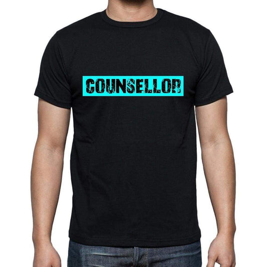 Counsellor T Shirt Mens T-Shirt Occupation S Size Black Cotton - T-Shirt