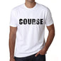 Course Mens T Shirt White Birthday Gift 00552 - White / Xs - Casual