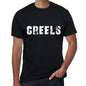 Creels Mens Vintage T Shirt Black Birthday Gift 00554 - Black / Xs - Casual