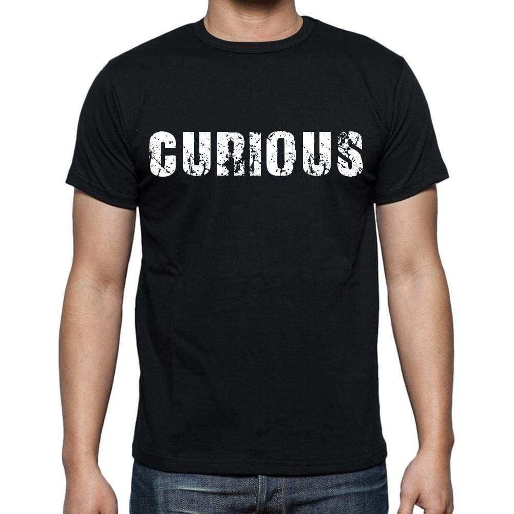 Curious Mens Short Sleeve Round Neck T-Shirt Black T-Shirt En