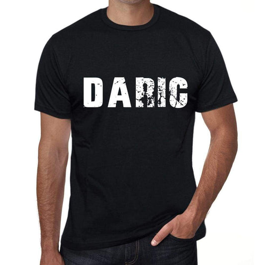 Daric Mens Retro T Shirt Black Birthday Gift 00553 - Black / Xs - Casual