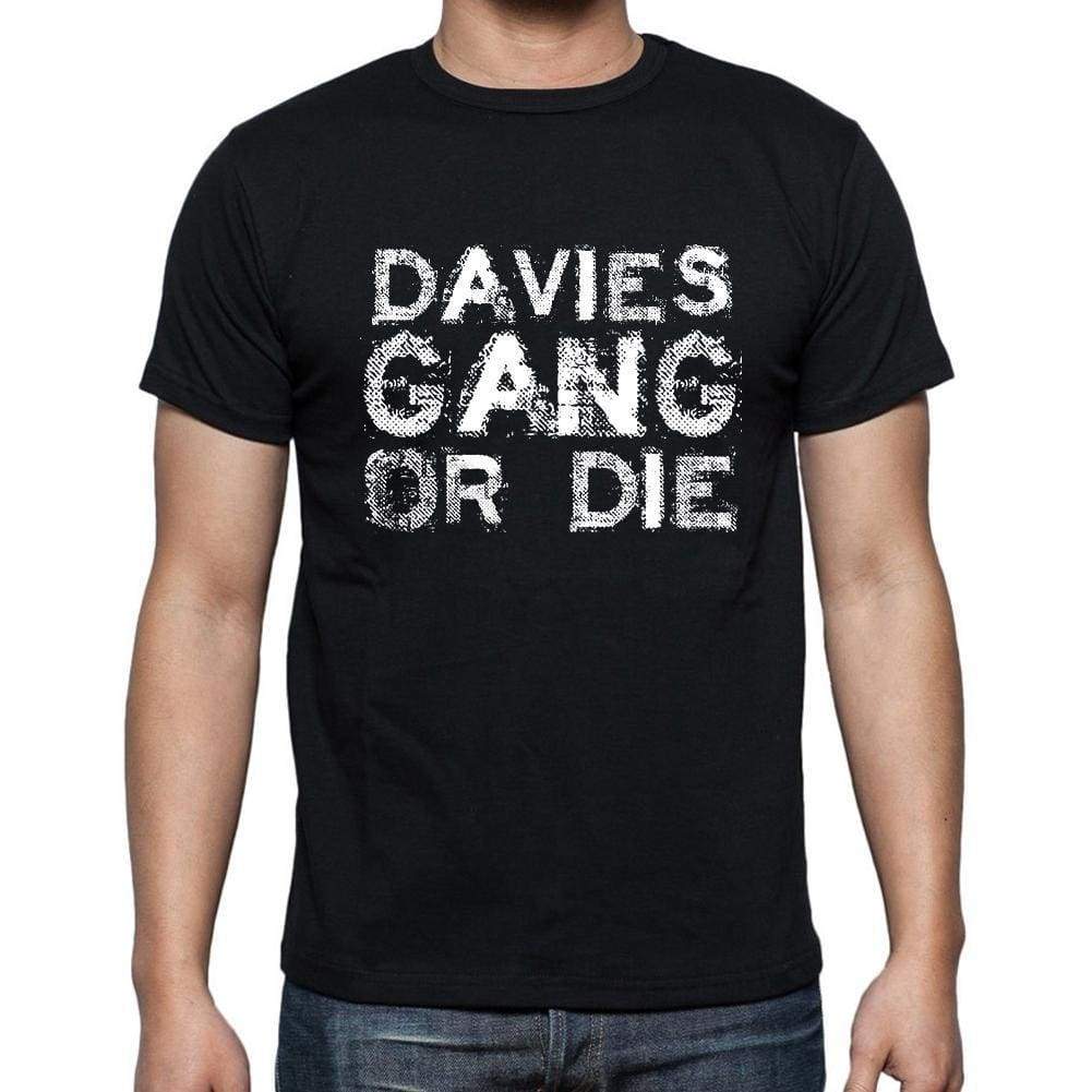 Davies Family Gang Tshirt Mens Tshirt Black Tshirt Gift T-Shirt 00033 - Black / S - Casual