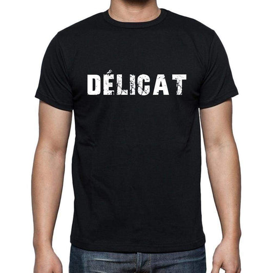 Délicat French Dictionary Mens Short Sleeve Round Neck T-Shirt 00009 - Casual