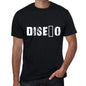 Diseño Mens T Shirt Black Birthday Gift 00550 - Black / Xs - Casual