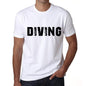 diving Mens T shirt White Birthday Gift 00552 - ULTRABASIC
