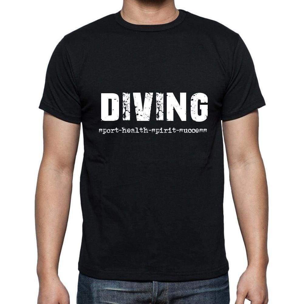 diving sport-health-spirit-success <span>Men's</span> <span>Short Sleeve</span> <span>Round Neck</span> T-shirt 00079 - ULTRABASIC