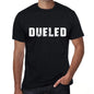 Dueled Mens Vintage T Shirt Black Birthday Gift 00554 - Black / Xs - Casual