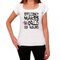 Efficiency World Goes Round Womens Short Sleeve Round White T-Shirt 00083 - White / Xs - Casual