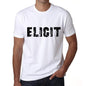 Elicit Mens T Shirt White Birthday Gift 00552 - White / Xs - Casual