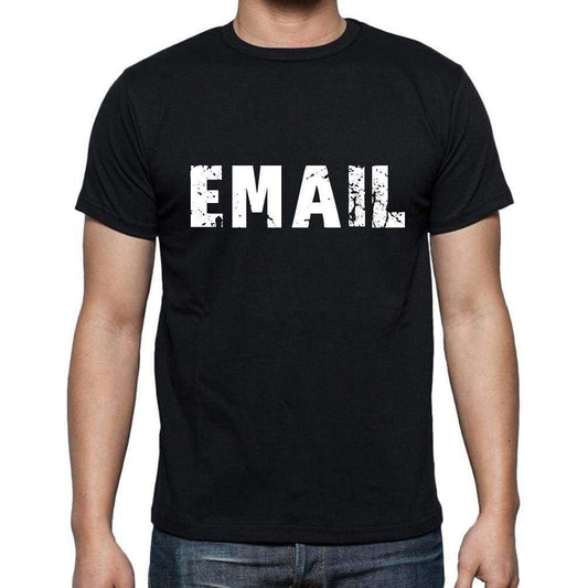 Email Mens Short Sleeve Round Neck T-Shirt 00017 - Casual