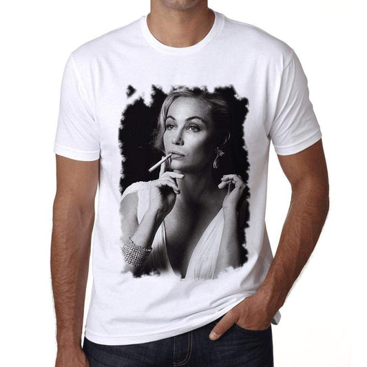 Emmanuelle B&eacute;art Mens T shirt White Birthday Gift 00515 - Breri