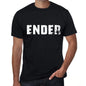 Ender Mens Retro T Shirt Black Birthday Gift 00553 - Black / Xs - Casual