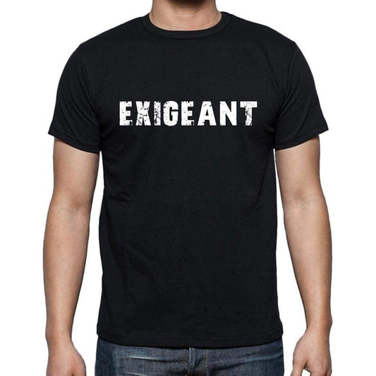 Exigeant French Dictionary Mens Short Sleeve Round Neck T-Shirt 00009 - Casual