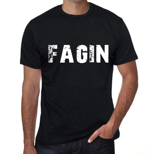 Fagin Mens Retro T Shirt Black Birthday Gift 00553 - Black / Xs - Casual