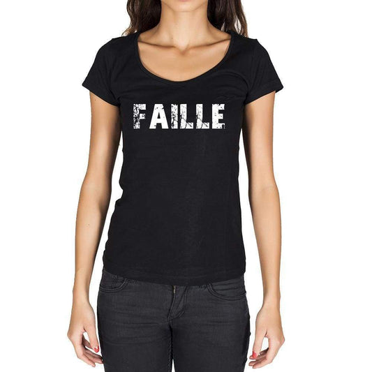 Faille French Dictionary Womens Short Sleeve Round Neck T-Shirt 00010 - Casual
