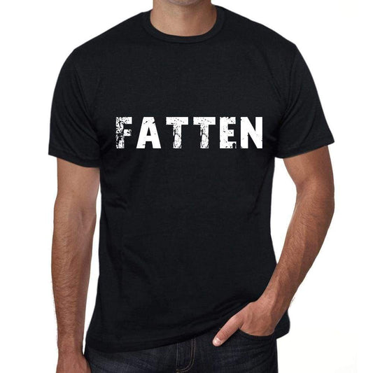Fatten Mens Vintage T Shirt Black Birthday Gift 00554 - Black / Xs - Casual