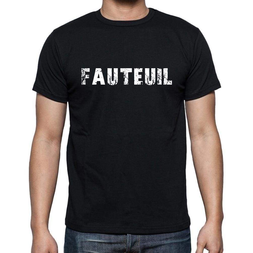 Fauteuil French Dictionary Mens Short Sleeve Round Neck T-Shirt 00009 - Casual