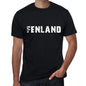fenland Mens Vintage T shirt Black Birthday Gift 00555 - Ultrabasic