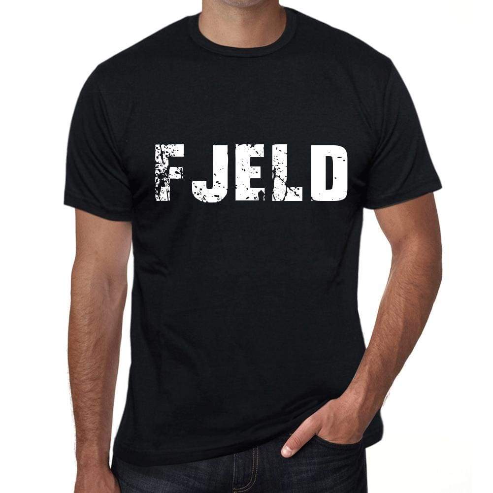 Fjeld Mens Retro T Shirt Black Birthday Gift 00553 - Black / Xs - Casual