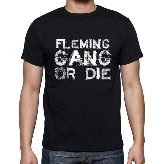 Fleming Family Gang Tshirt Mens Tshirt Black Tshirt Gift T-Shirt 00033 - Black / S - Casual