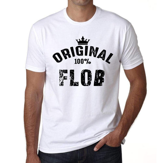 Floß 100% German City White Mens Short Sleeve Round Neck T-Shirt 00001 - Casual