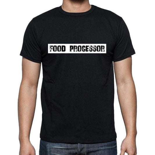 Food Processor T Shirt Mens T-Shirt Occupation S Size Black Cotton - T-Shirt