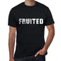 fruited Mens Vintage T shirt Black Birthday Gift 00555 - Ultrabasic