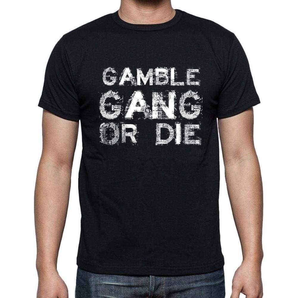 Gamble Family Gang Tshirt Mens Tshirt Black Tshirt Gift T-Shirt 00033 - Black / S - Casual