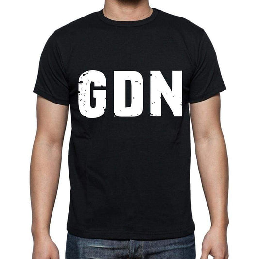 Gdn Men T Shirts Short Sleeve T Shirts Men Tee Shirts For Men Cotton Black 3 Letters - Casual