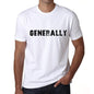 Generally Mens T Shirt White Birthday Gift 00552 - White / Xs - Casual