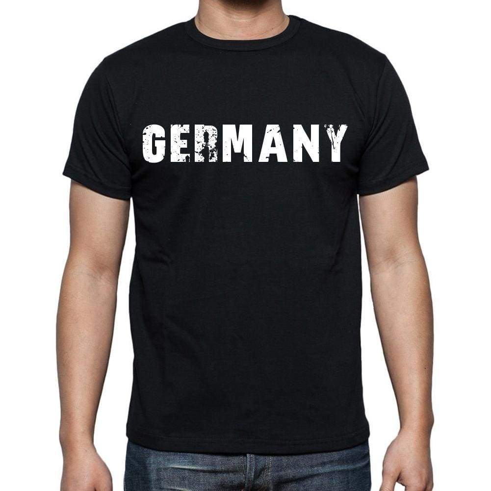 Germany T-Shirt For Men Short Sleeve Round Neck Black T Shirt For Men - T-Shirt