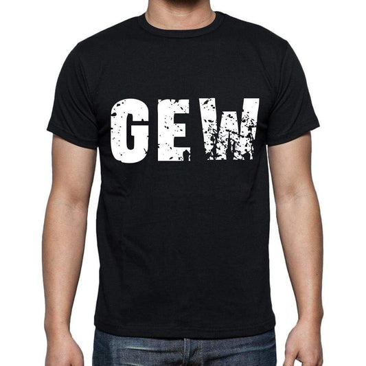 Gew Men T Shirts Short Sleeve T Shirts Men Tee Shirts For Men Cotton Black 3 Letters - Casual