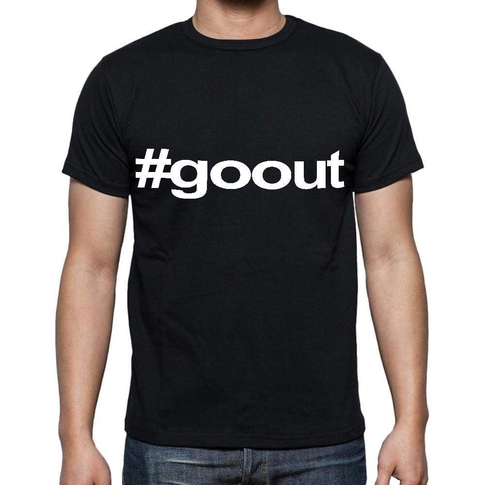 Goout Mens Short Sleeve Round Neck T-Shirt Black T-Shirt En