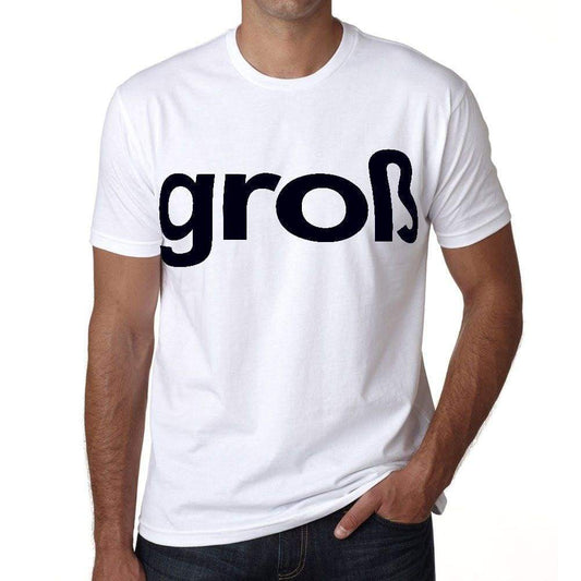 Groß Mens Short Sleeve Round Neck T-Shirt 00052