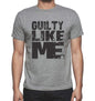 Guilty Like Me Grey Mens Short Sleeve Round Neck T-Shirt 00066 - Grey / S - Casual