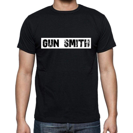Gun Smith T Shirt Mens T-Shirt Occupation S Size Black Cotton - T-Shirt