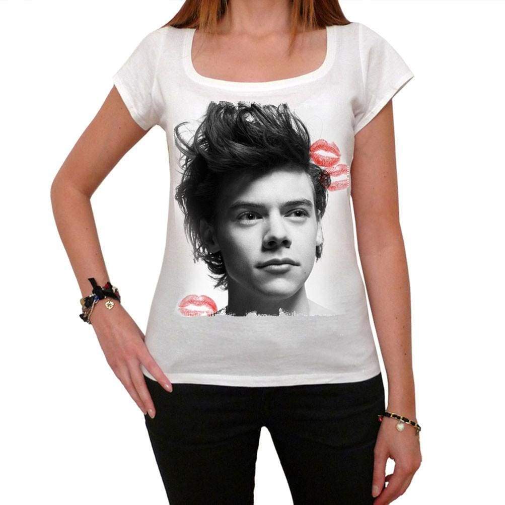 Harry Styles Kiss One Direction T-Shirt For Women T Shirt Gift 00185 - T-Shirt