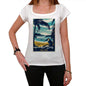 Hawkes Bay Pura Vida Beach Name White Womens Short Sleeve Round Neck T-Shirt 00297 - White / Xs - Casual