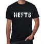 Hefts Mens Retro T Shirt Black Birthday Gift 00553 - Black / Xs - Casual