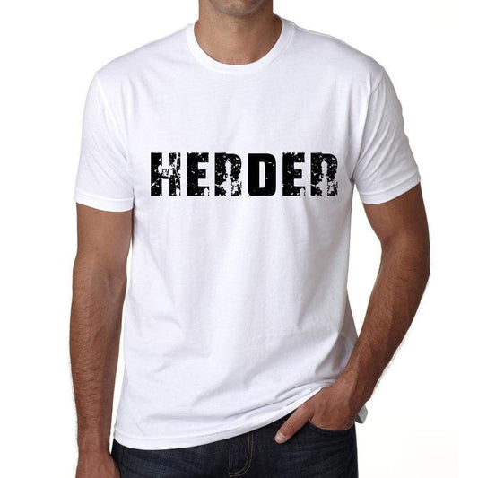 Herder Mens T Shirt White Birthday Gift 00552 - White / Xs - Casual