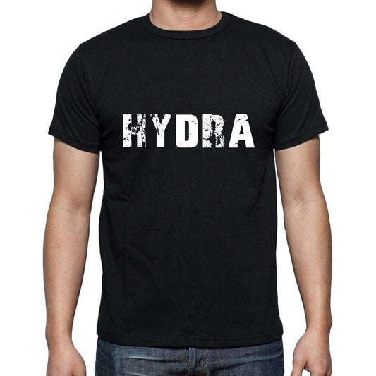 Hydra Mens Short Sleeve Round Neck T-Shirt 5 Letters Black Word 00006 - Casual