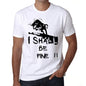 I Shall Be Fine White Mens Short Sleeve Round Neck T-Shirt Gift T-Shirt 00369 - White / Xs - Casual