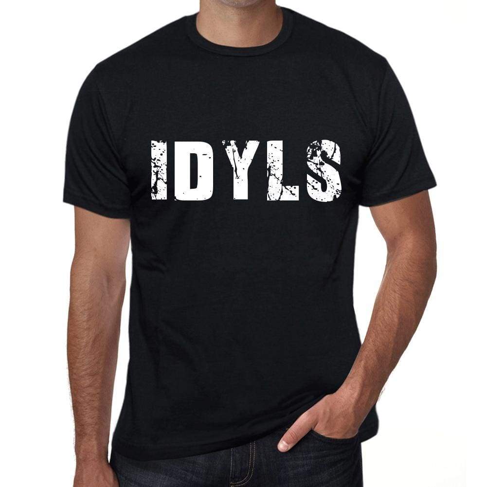 Idyls Mens Retro T Shirt Black Birthday Gift 00553 - Black / Xs - Casual